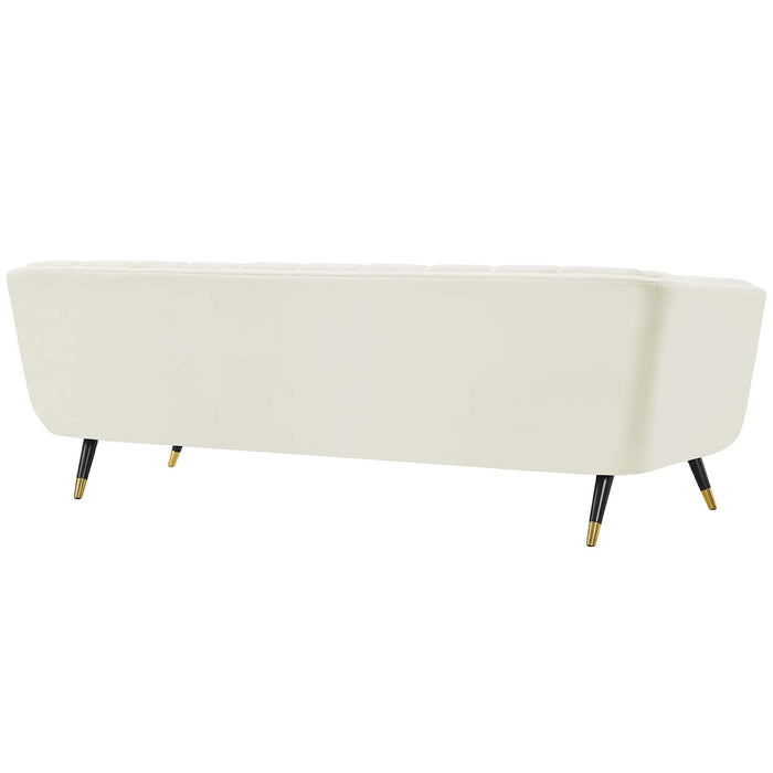 Modway Adept Mid-Century Modern Velvet Sofa