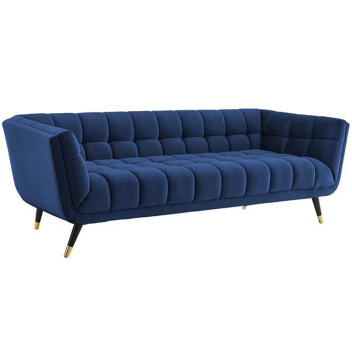 Modway Adept Mid-Century Modern Velvet Sofa