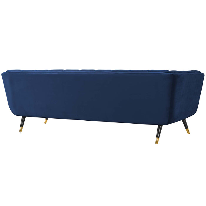 Modway Adept Mid-Century Modern Velvet Sofa