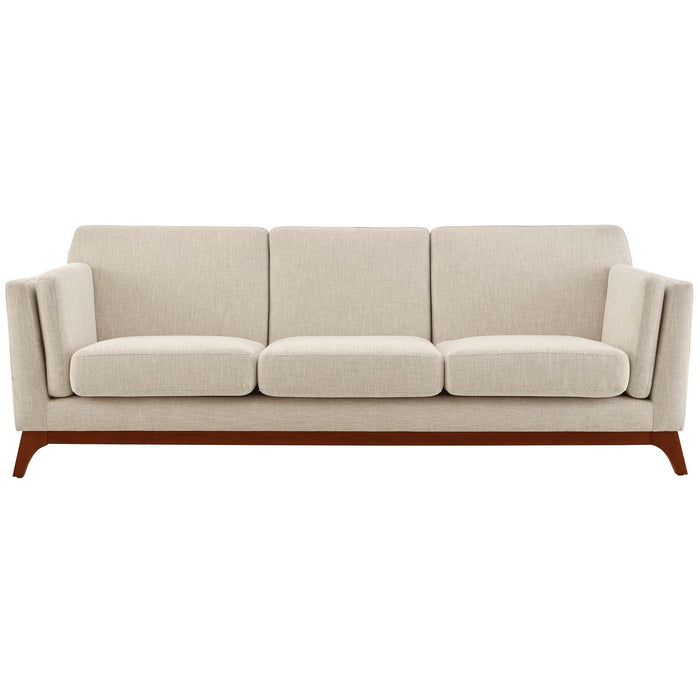 Modway Chance Upholstered Mid-Century Modern Fabric Sofa