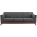 Modway Chance Upholstered Mid-Century Modern Fabric Sofa