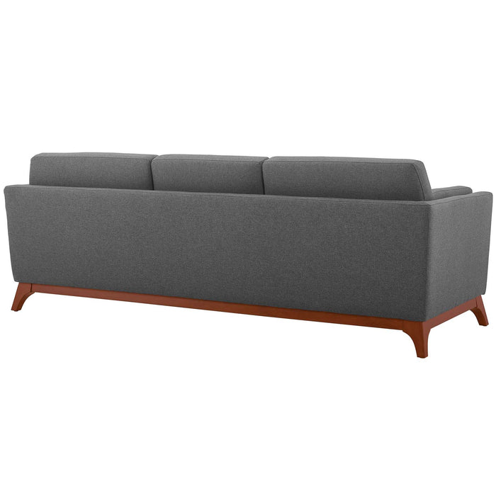 Modway Chance Upholstered Mid-Century Modern Fabric Sofa