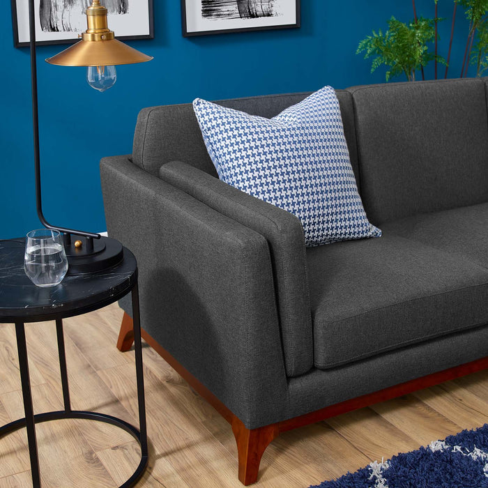 Modway Chance Upholstered Mid-Century Modern Fabric Sofa