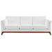 Modway Chance Upholstered Mid-Century Modern Fabric Sofa