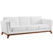 Modway Chance Upholstered Mid-Century Modern Fabric Sofa