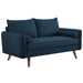 Modway  Revive Upholstered Modern Fabric Loveseat