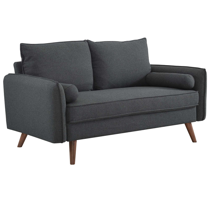 Modway  Revive Upholstered Modern Fabric Loveseat