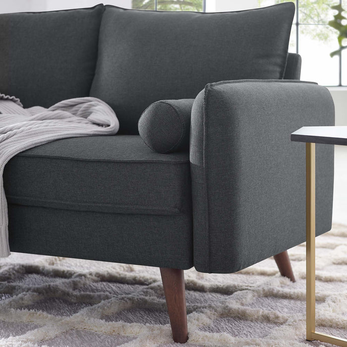 Modway  Revive Upholstered Modern Fabric Loveseat