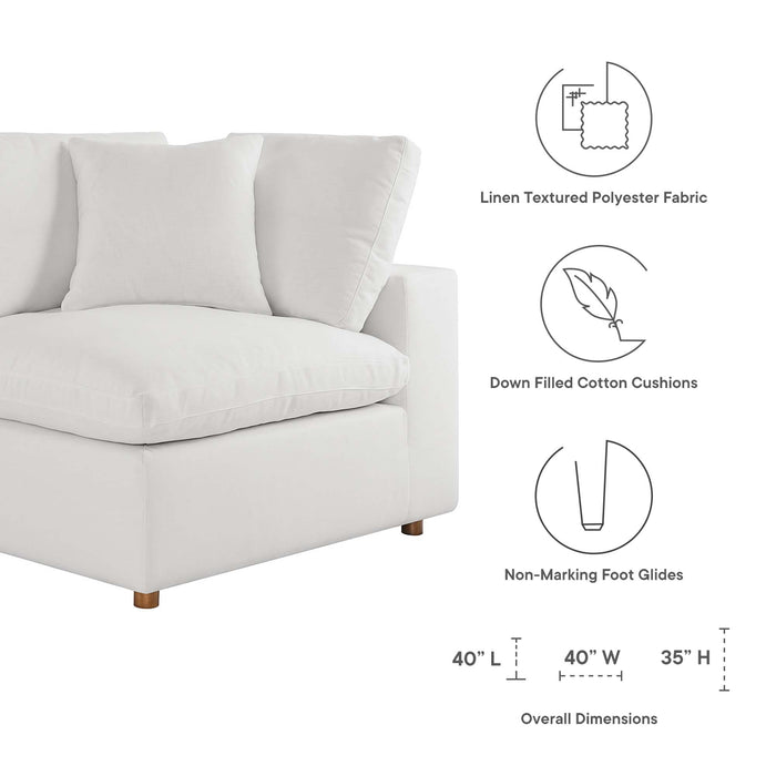 Modway  Commix Down-Filled Overstuffed Modern Corner Chair