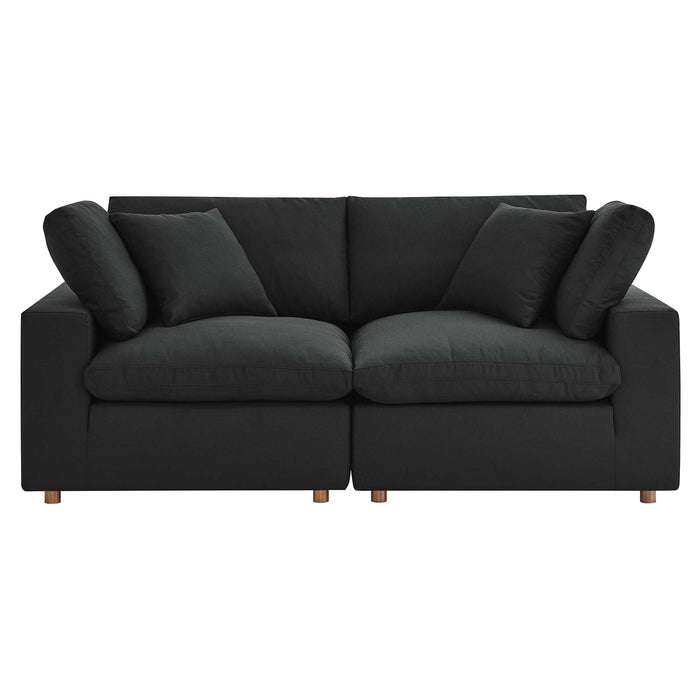 Modway Commix Down-Filled 2-Piece Sectional Sofa Set