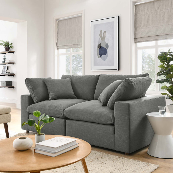 Modway Commix Down-Filled 2-Piece Sectional Sofa Set