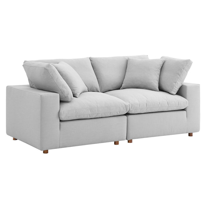 Modway Commix Down-Filled 2-Piece Sectional Sofa Set