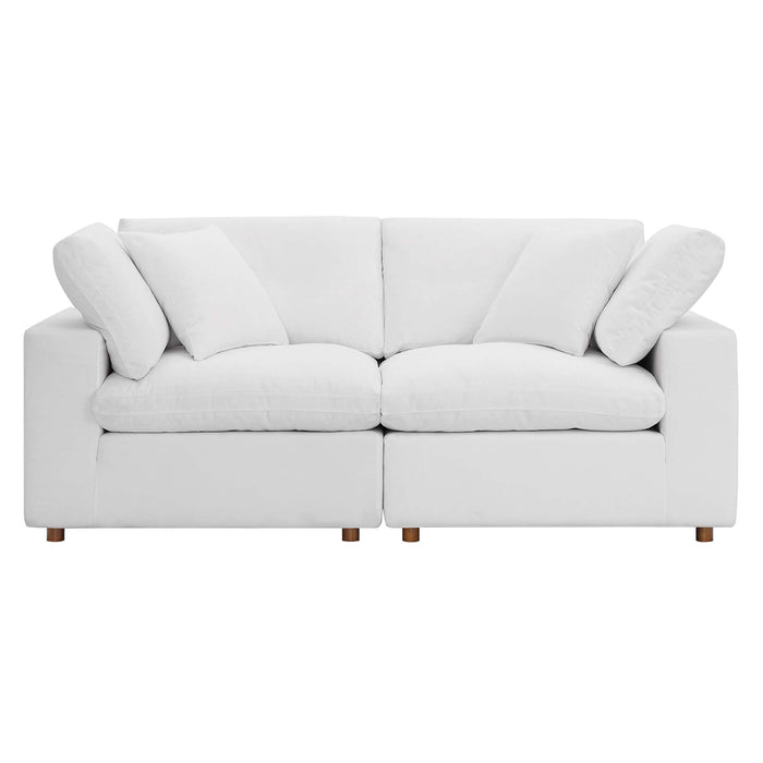 Modway Commix Down-Filled 2-Piece Sectional Sofa Set