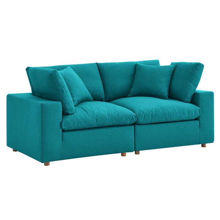 Modway Commix Down-Filled 2-Piece Sectional Sofa Set