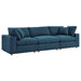 Modway Commix Down-Filled 3-Piece Sectional Sofa Set