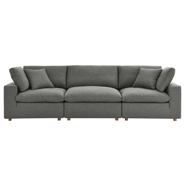 Modway Commix Down-Filled 3-Piece Sectional Sofa Set