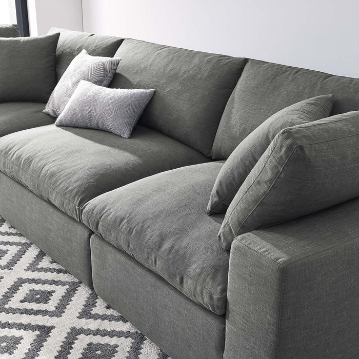 Modway Commix Down-Filled 3-Piece Sectional Sofa Set