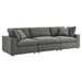 Modway Commix Down-Filled 3-Piece Sectional Sofa Set