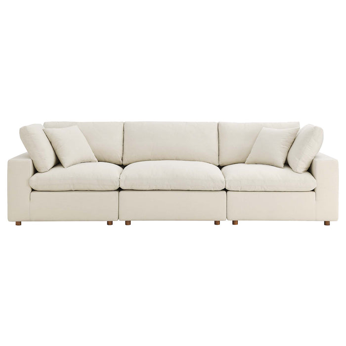 Modway Commix Down-Filled 3-Piece Sectional Sofa Set