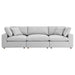 Modway Commix Down-Filled 3-Piece Sectional Sofa Set