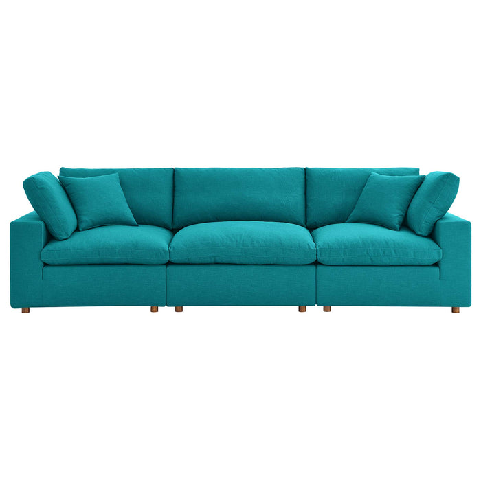 Modway Commix Down-Filled 3-Piece Sectional Sofa Set