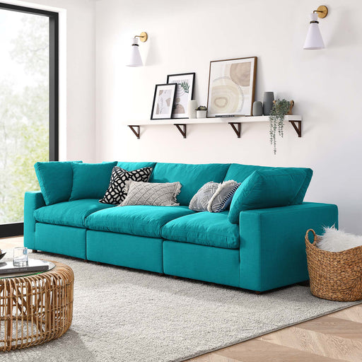 Modway Commix Down-Filled 3-Piece Sectional Sofa Set