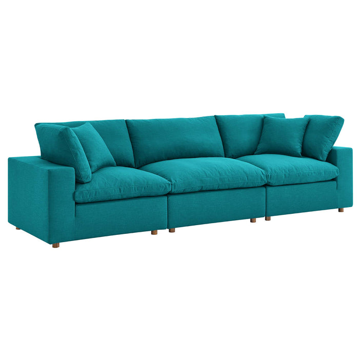 Modway Commix Down-Filled 3-Piece Sectional Sofa Set