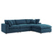 Modway Commix 4-Piece Overstuffed Sectional Sofa Set