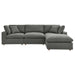 Modway Commix 4-Piece Overstuffed Sectional Sofa Set