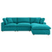 Modway Commix 4-Piece Overstuffed Sectional Sofa Set