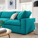 Modway Commix 4-Piece Overstuffed Sectional Sofa Set