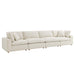 Modway Commix 4-Piece Sectional Sofa Set