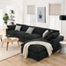 Modway Commix Down-Filled 5-Piece Sectional Sofa Set