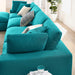 Modway Commix Down-Filled 5-Piece Sectional Sofa Set