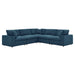 Modway Commix Down-Filled Overstuffed 5-Piece Sectional Sofa Set