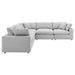 Modway Commix Down-Filled Overstuffed 5-Piece Sectional Sofa Set