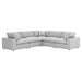 Modway Commix Down-Filled Overstuffed 5-Piece Sectional Sofa Set