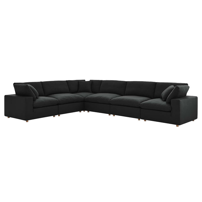 Modway Commix Down Filled 6 Piece Sectional Sofa Set