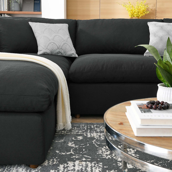 Modway Commix Down-Filled 6-Piece Sectional Sofa Set