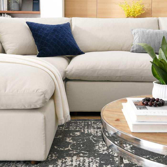 Modway Commix Down-Filled 6-Piece Sectional Sofa Set