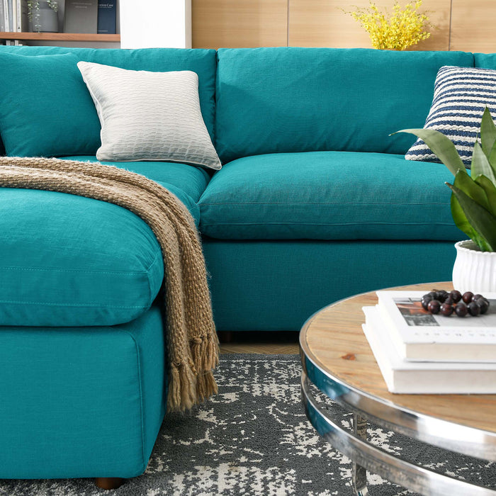 Modway Commix Down-Filled 6-Piece Sectional Sofa Set