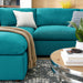 Modway Commix Down-Filled 6-Piece Sectional Sofa Set