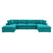 Modway Commix Down-Filled 6-Piece Sectional Sofa Set