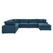 Modway Commix Down Filled 7-Piece Sectional Sofa Set