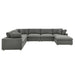 Modway Commix Down Filled 7-Piece Sectional Sofa Set