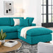 Modway Commix Down Filled 7-Piece Sectional Sofa Set