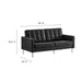 Modway Loft Tufted Vegan Mid-Century Modern Leather Loveseat