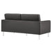 Modway Loft Tufted Vegan Mid-Century Modern Leather Loveseat