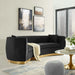 Modway Resolute Curved Mid-Century Modern Velvet Sofa