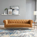 Modway Idyll Tufted Button Upholstered Leather Sofa